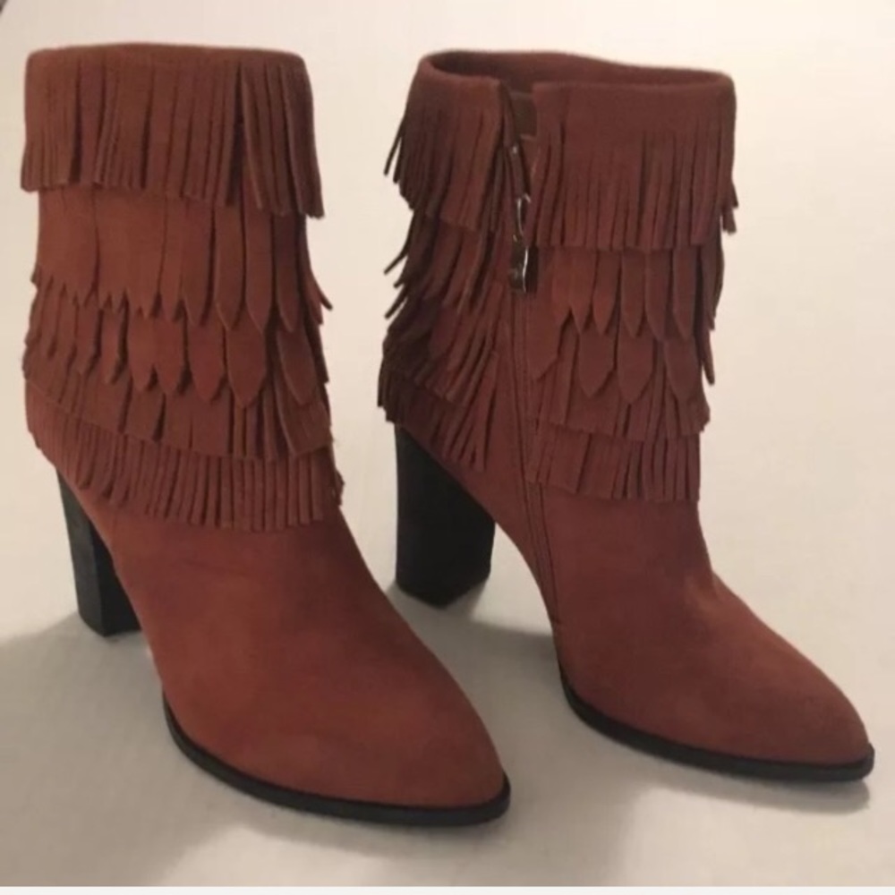 Catherine Malandrino Domenica Fringe Ankle Boot